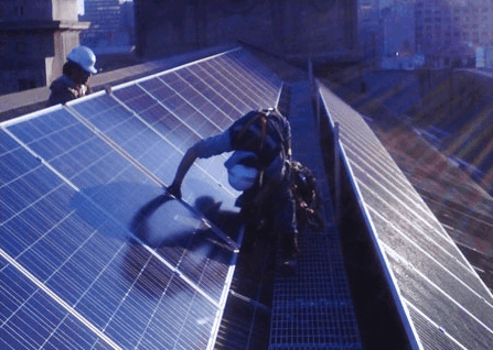 Estructura Fotovoltaica a Techo: Catedral Santiago