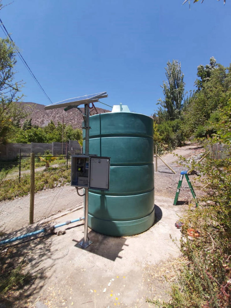 Estructura Fotovoltaica en Postes: Catemu