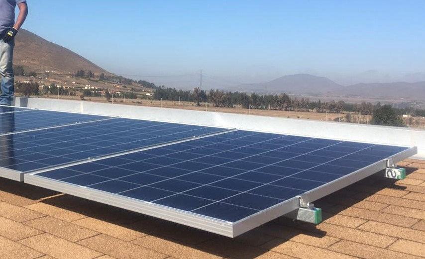 Estructura Fotovoltaica a Techo: La Serena