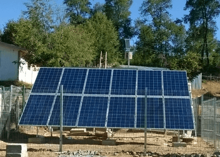 Estructura Fotovoltaica a Techo Trongol Alto