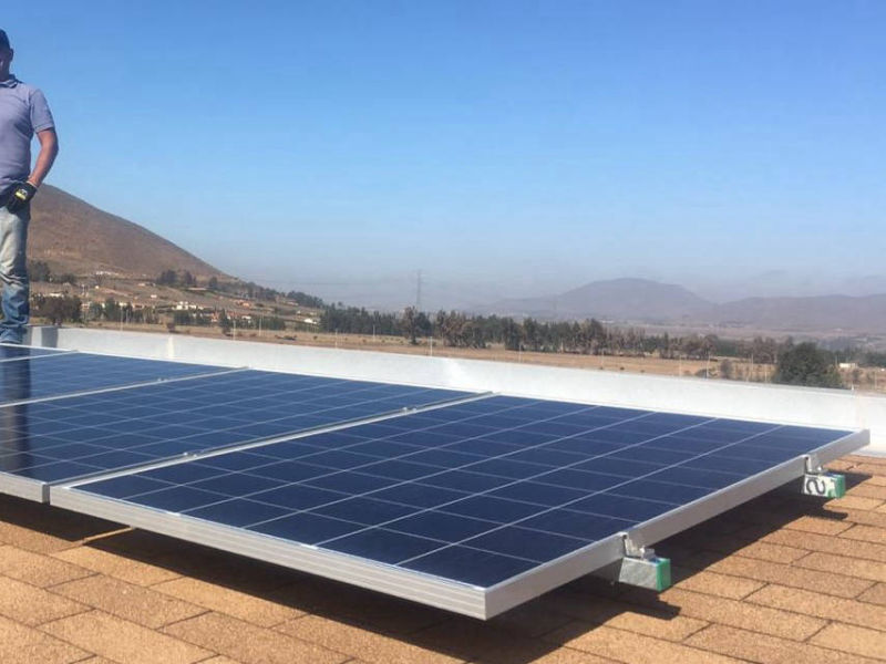 Estructura Fotovoltaica a Techo: La Serena