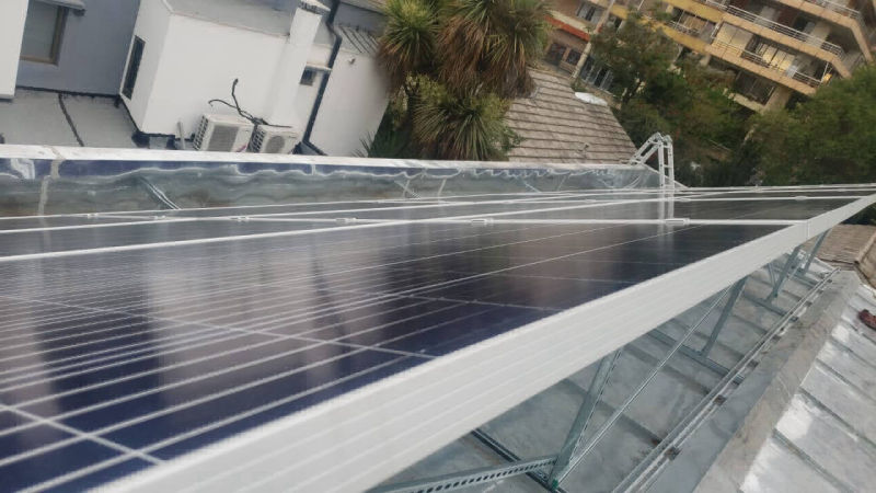 Estructura Fotovoltaica a Techo: Las Condes