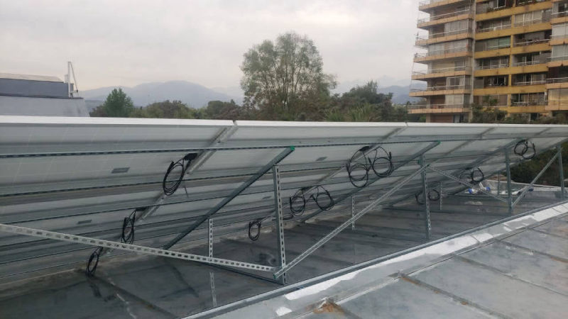 Estructura Fotovoltaica a Techo: Las Condes