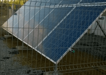 Estructura Fotovoltaica a Techo: Trongol Alto