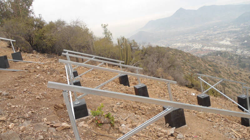 Estructura Fotovoltaica a Piso: Hacienda Las Varas