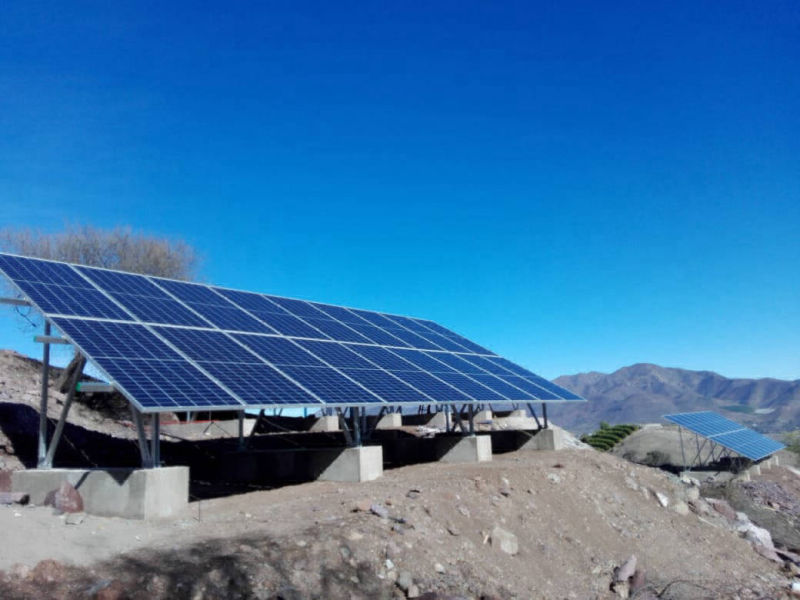 Estructura Fotovoltaica a Piso: Monte Patria