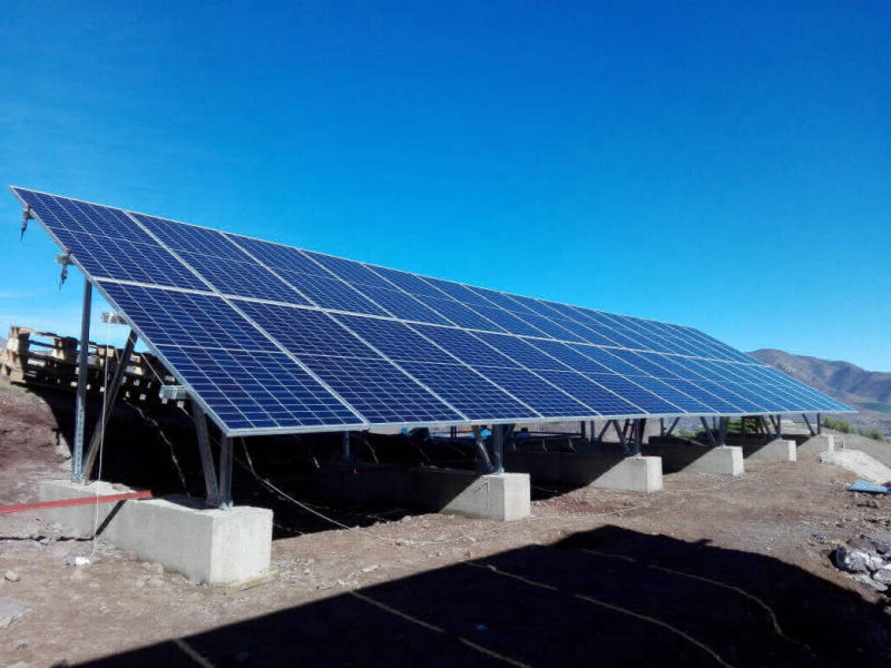 Estructura Fotovoltaica a Piso: Monte Patria