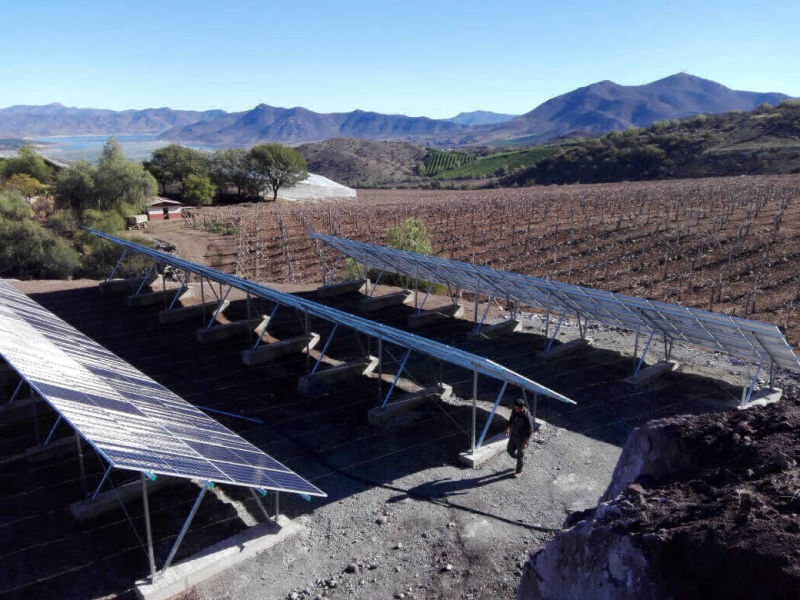 Estructura Fotovoltaica a Piso: Monte Patria