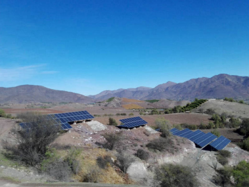 Estructura Fotovoltaica a Piso: Monte Patria