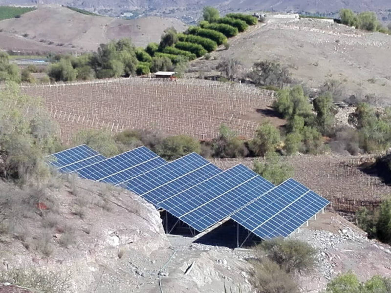 Estructura Fotovoltaica a Piso: Monte Patria