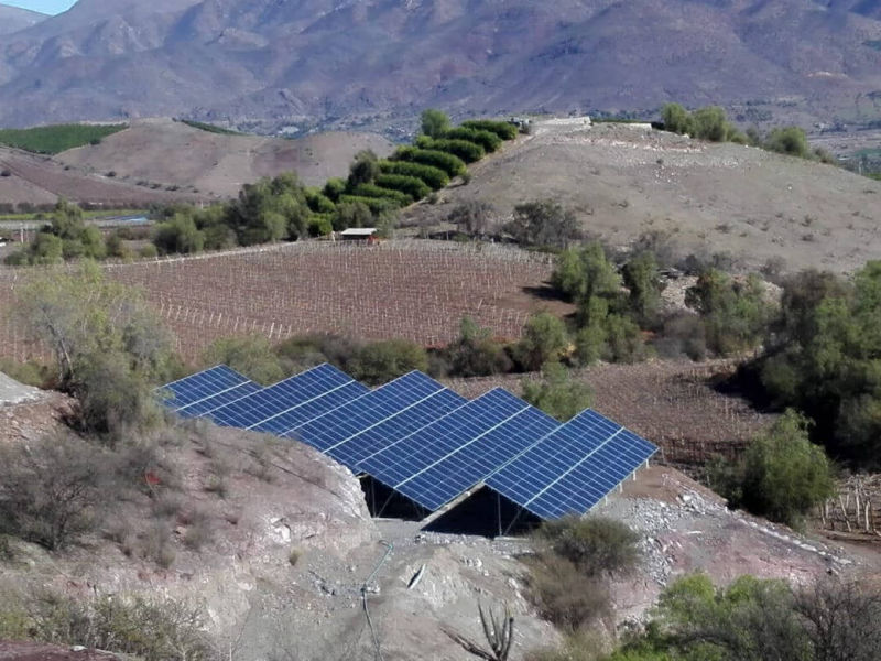 Estructura Fotovoltaica a Piso: Monte Patria