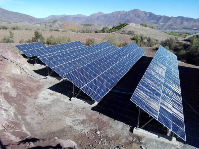 Estructura Fotovoltaica a Piso: Monte Patria